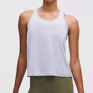 Lululemon Swiftly Mesh-Back Tank Top - Serene blue - Size 14